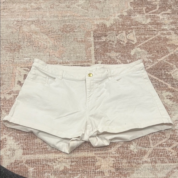 H&M Pants - H&M White Jean Shorts